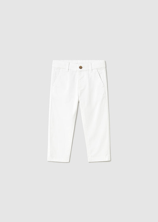 Twill basic trousers