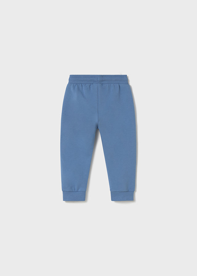 Basic cuffed fleece trousers