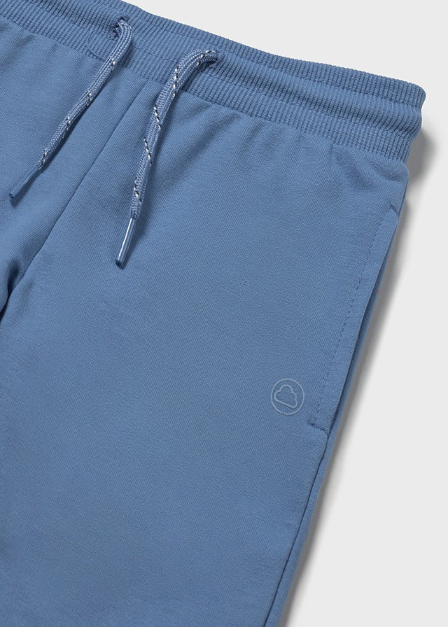 Basic cuffed fleece trousers