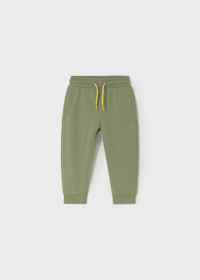 Basic cuffed fleece trousers
