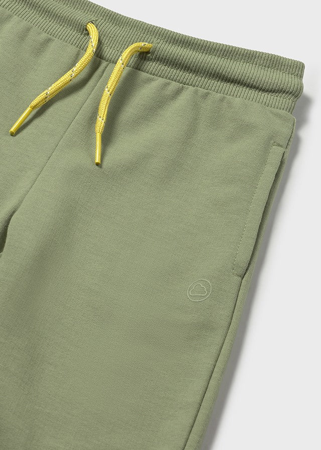 Basic cuffed fleece trousers