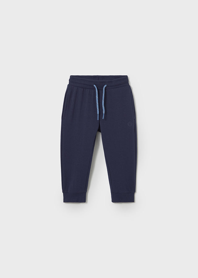 Basic cuffed fleece trousers