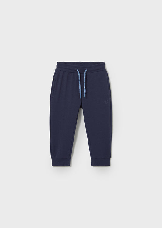 Basic cuffed fleece trousers