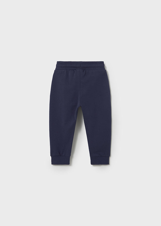 Basic cuffed fleece trousers