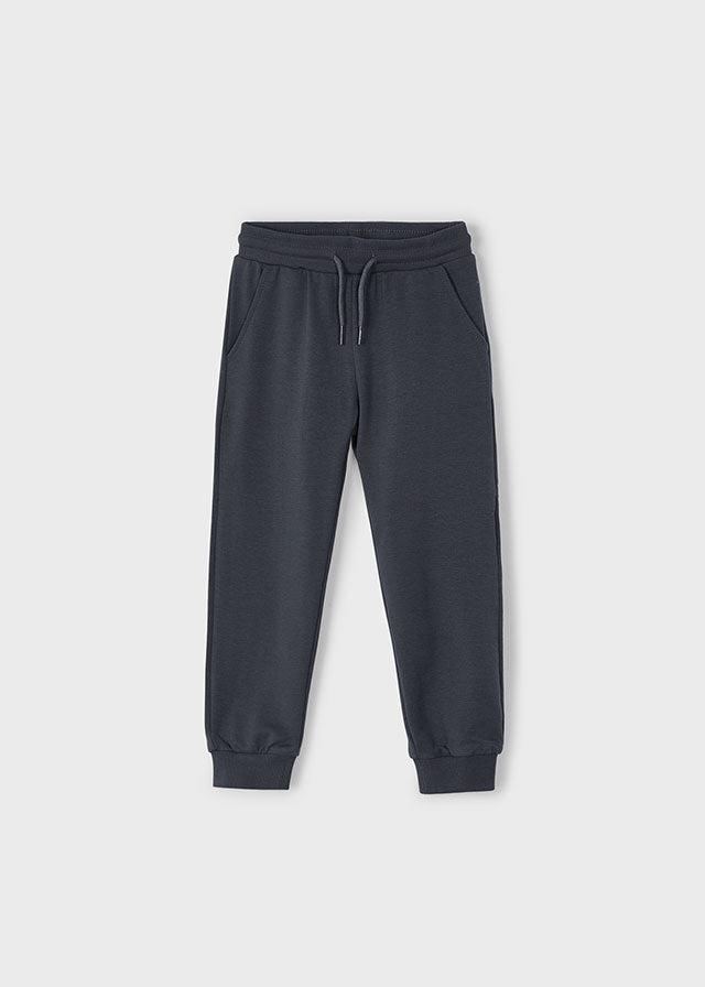 Basic cuffed fleece trousers