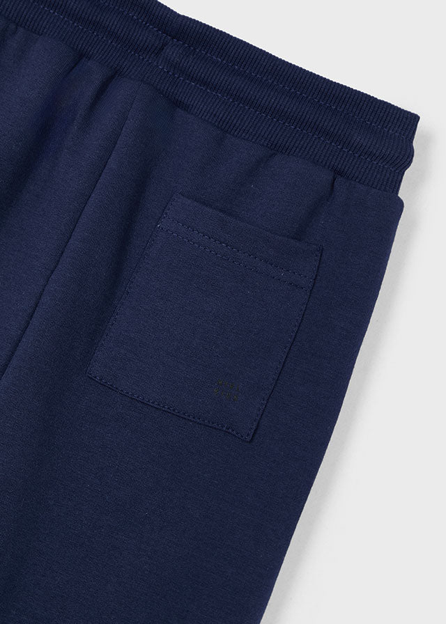 Basic cuffed fleece trousers