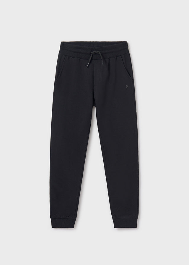 Basic cuffed fleece trousers