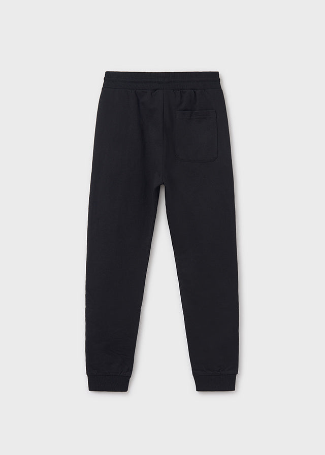 Basic cuffed fleece trousers