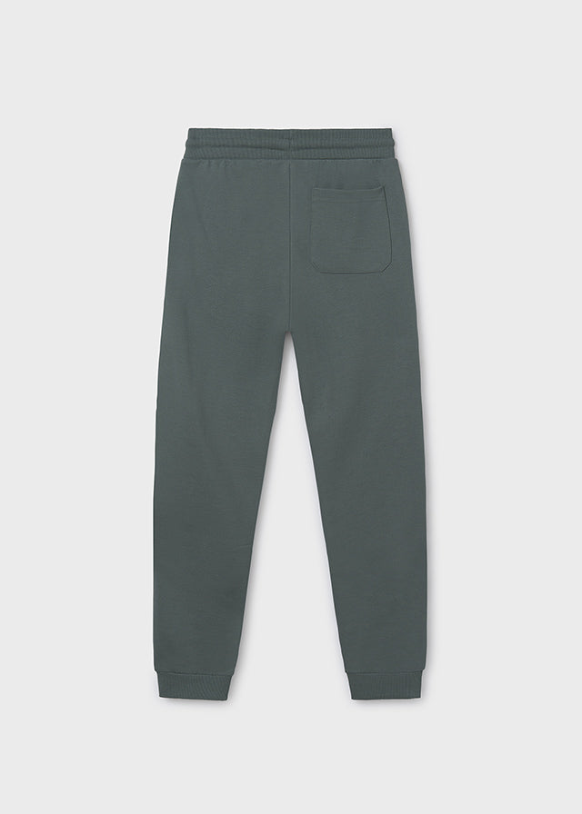 Basic cuffed fleece trousers