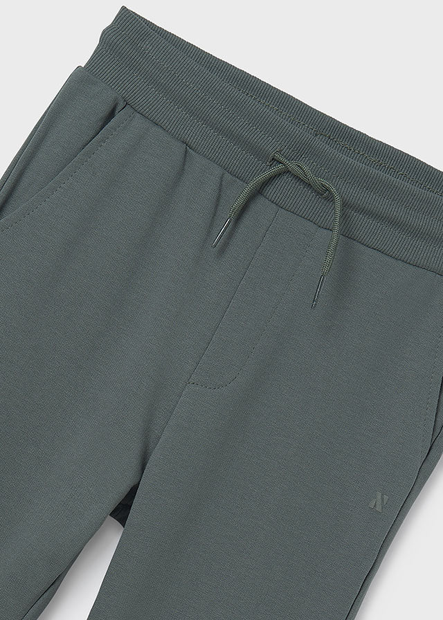 Basic cuffed fleece trousers