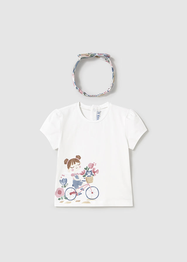 S/s t-shirt w/ headband