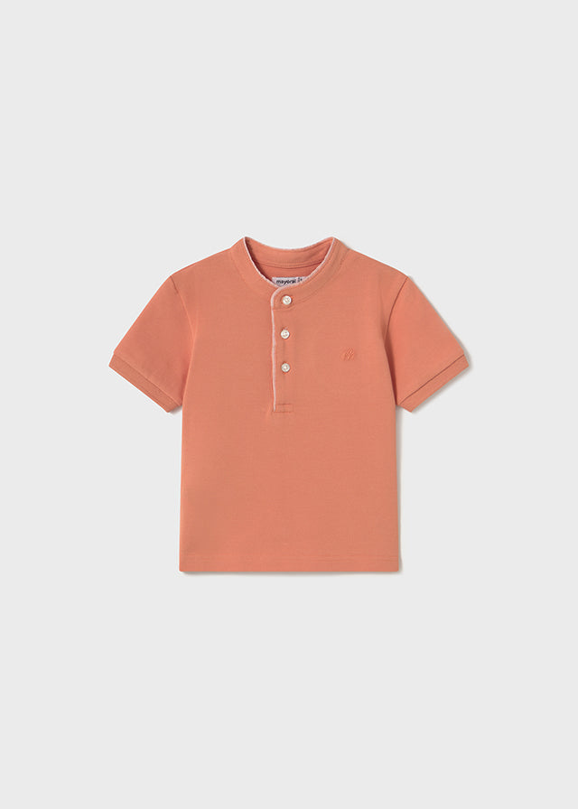 Polo s/s mao neck