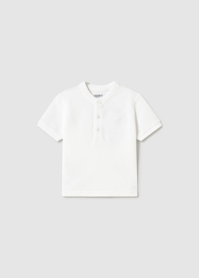 Polo s/s mao neck