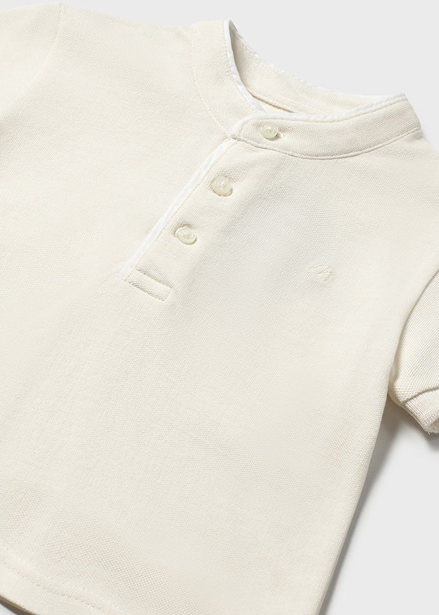Polo s/s mao neck