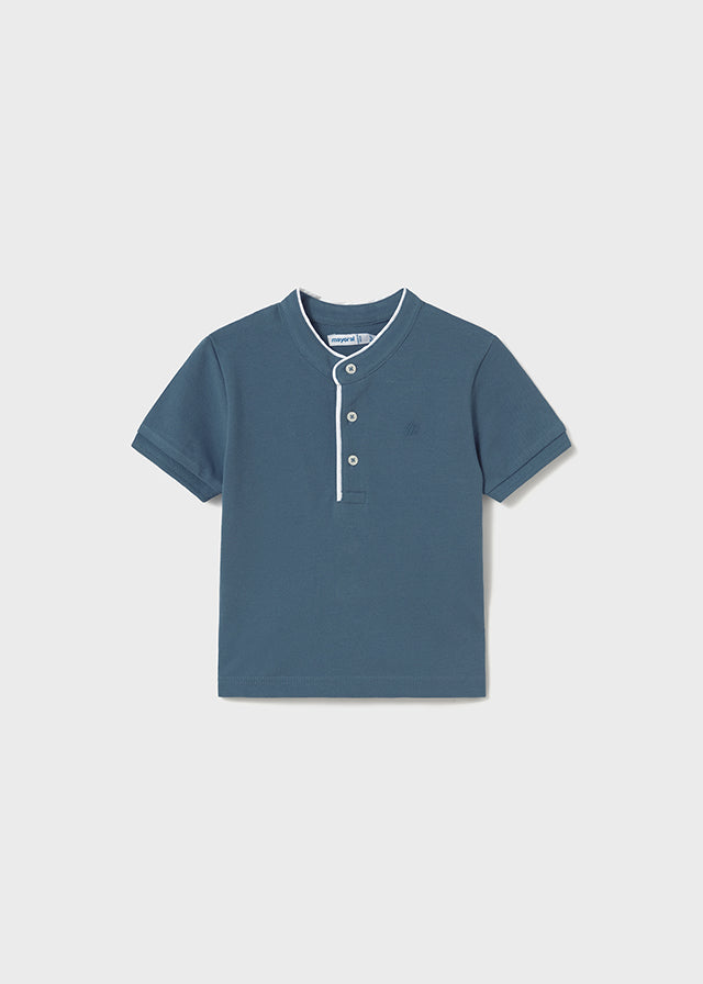 Polo s/s mao neck