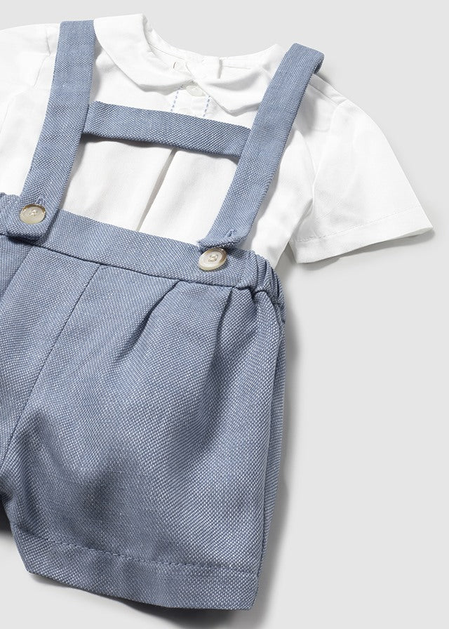 Shorts with suspenders set