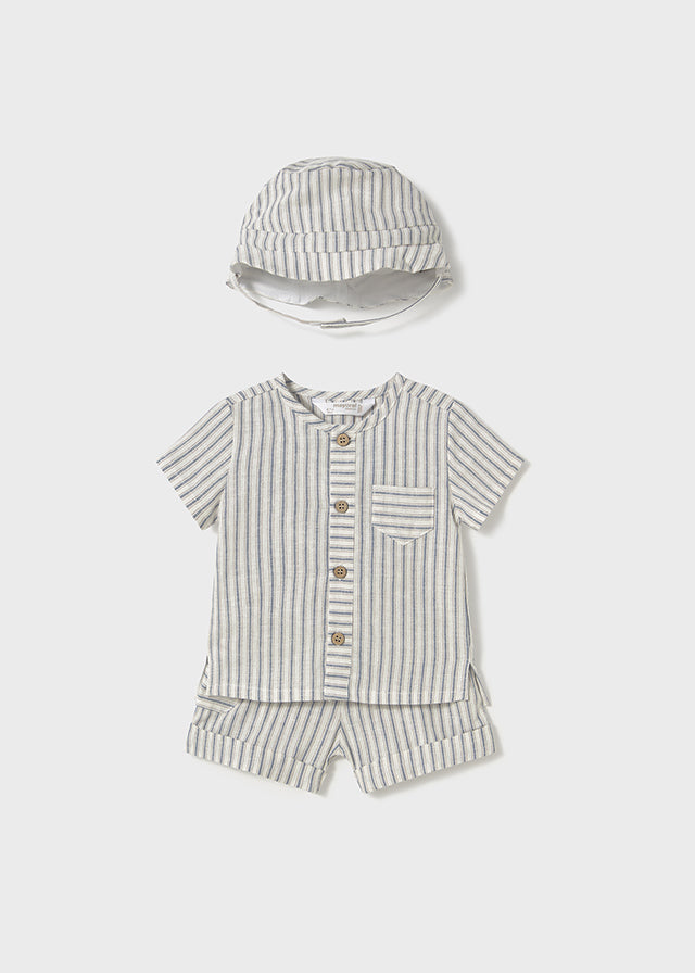 Shorts & shirt w/hat set