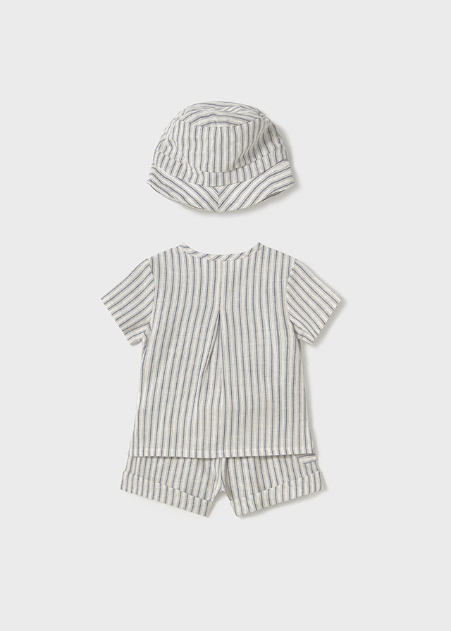 Shorts & shirt w/hat set