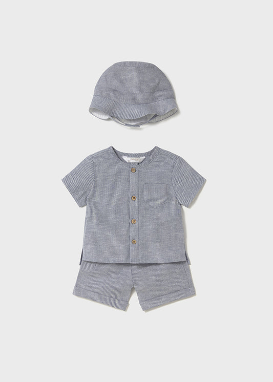 Shorts & shirt w/hat set