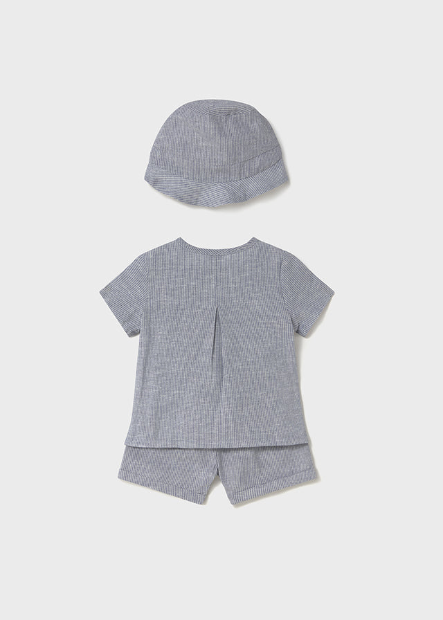 Shorts & shirt w/hat set