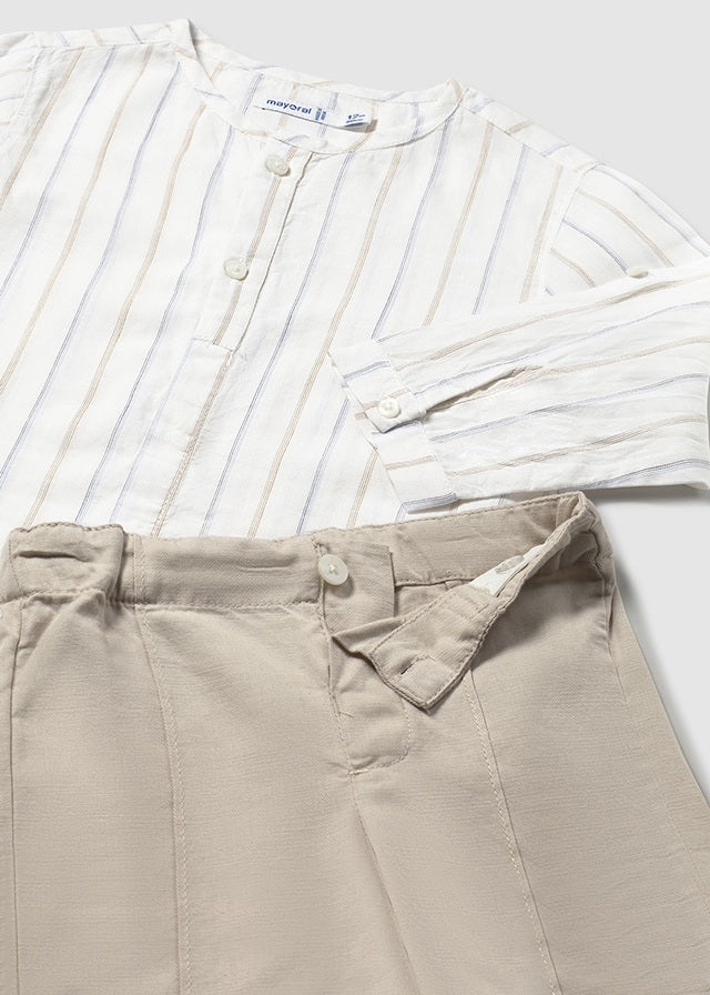 L/s shirt and bermuda set