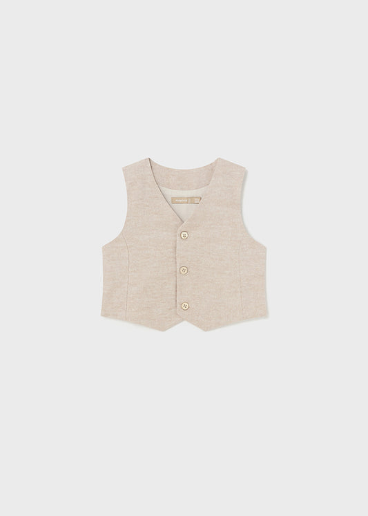Dressy linen vest
