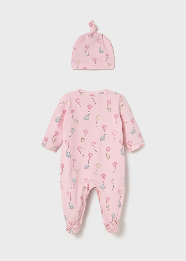 Long onesie w/ hat