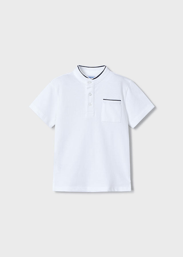 Polo s/s mao neck