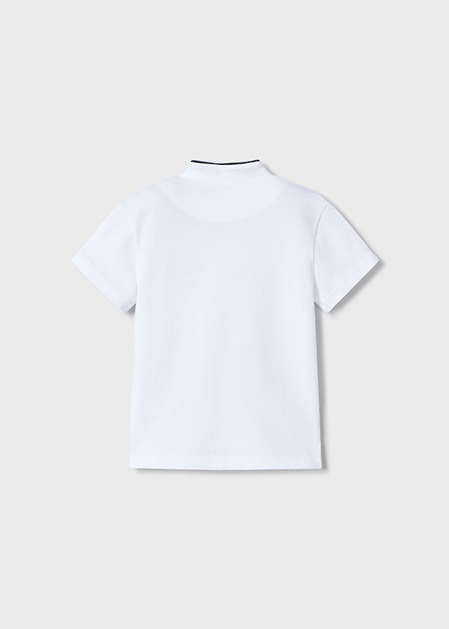 Polo s/s mao neck