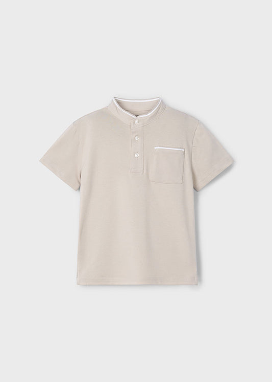 Polo s/s mao neck