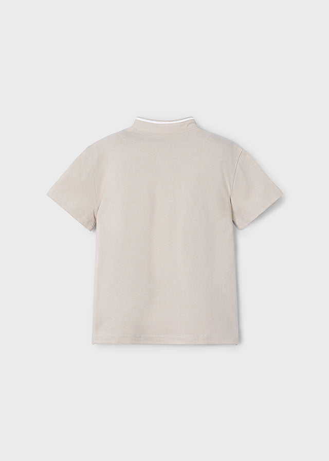 Polo s/s mao neck