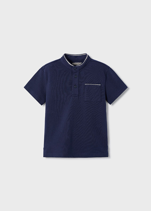 Polo s/s mao neck