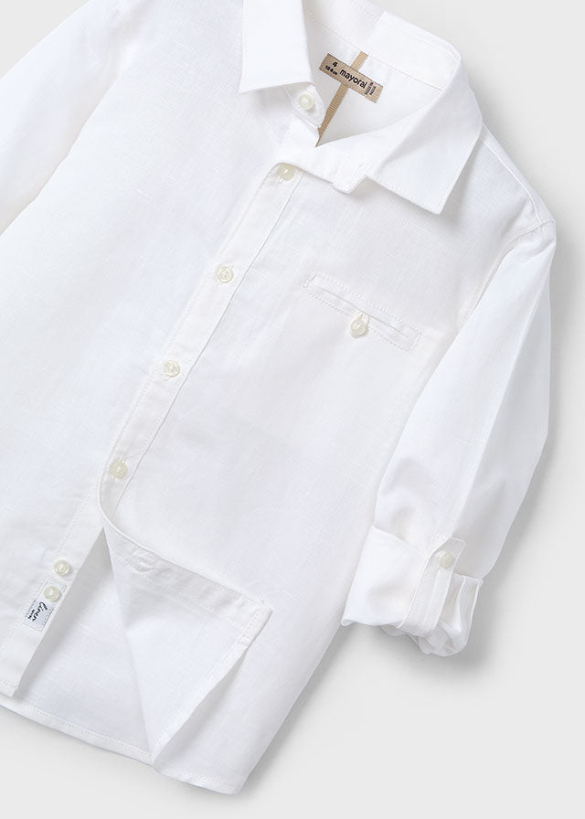 Linen l/s shirt