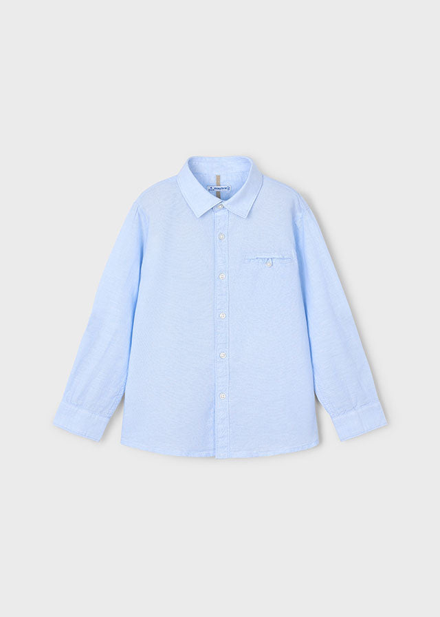 Linen l/s shirt