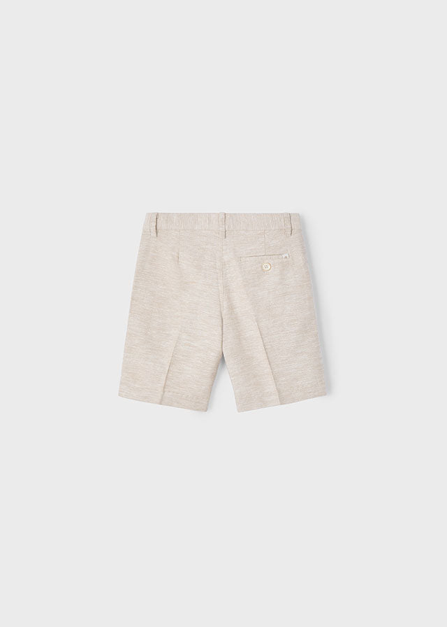 Linen suiting bermuda