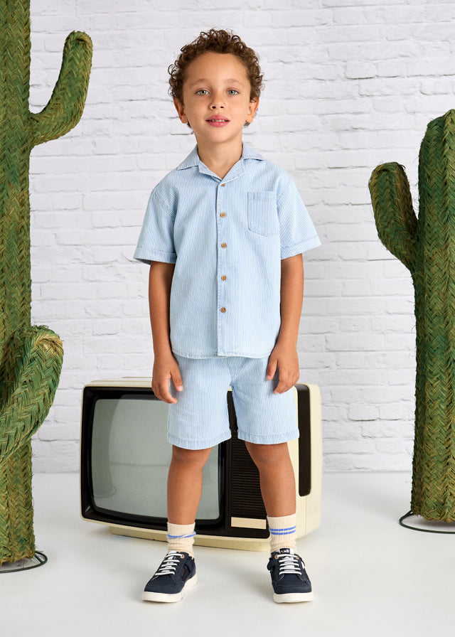 Denim bermuda