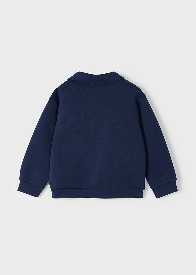 Interlock pullover