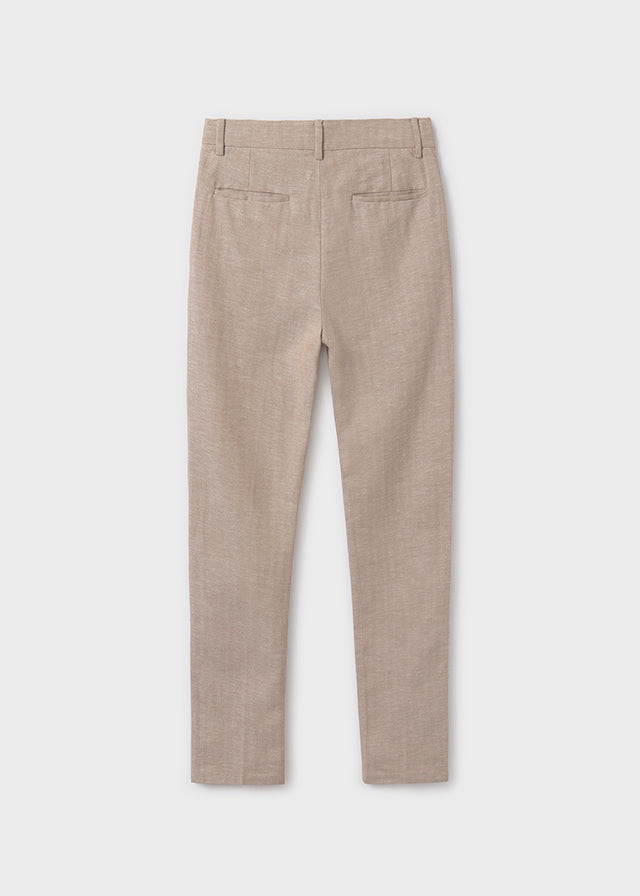 Natural suiting pants