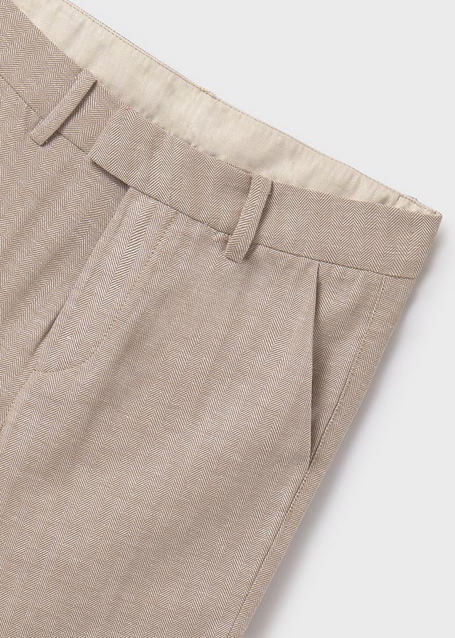 Natural suiting pants