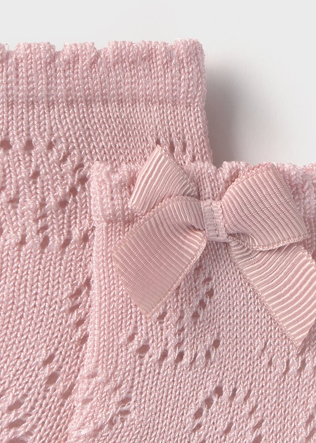 Knit detail socks