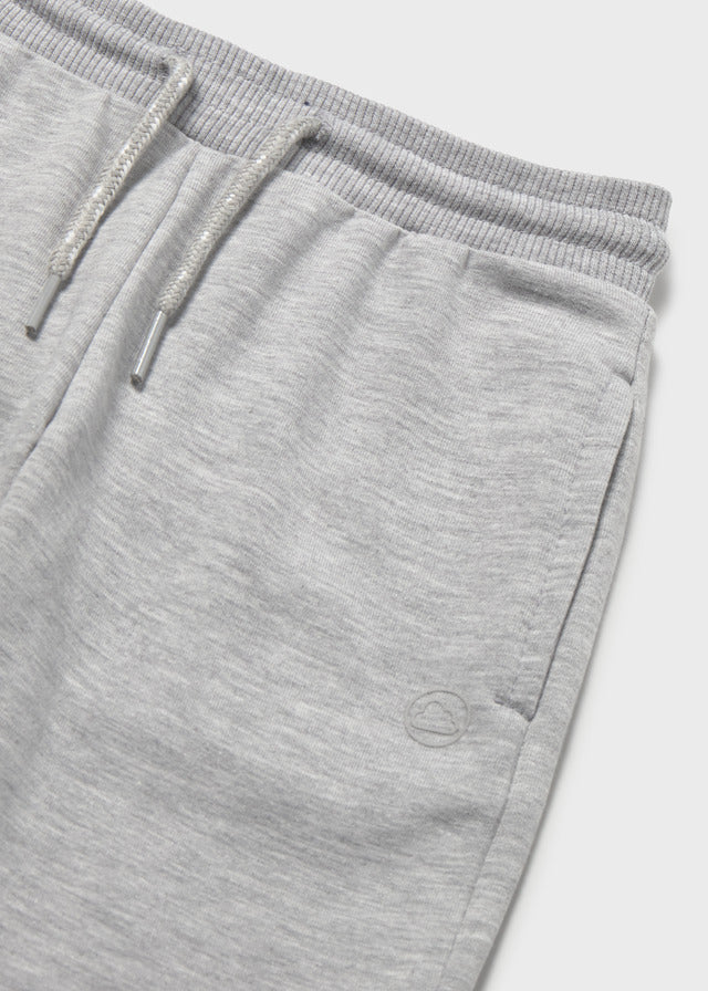Basic cuffed fleece trousers