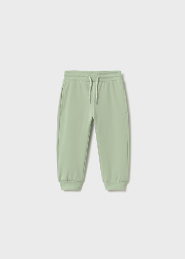 Basic cuffed fleece trousers