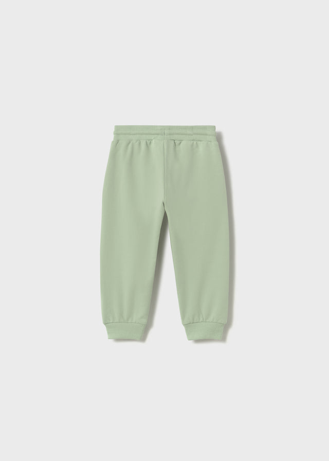 Basic cuffed fleece trousers