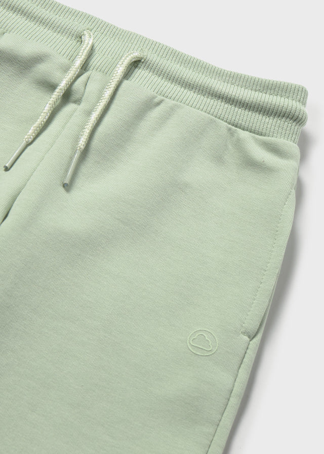Basic cuffed fleece trousers