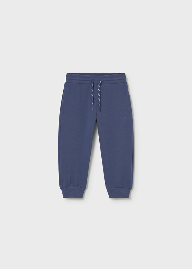 Basic cuffed fleece trousers