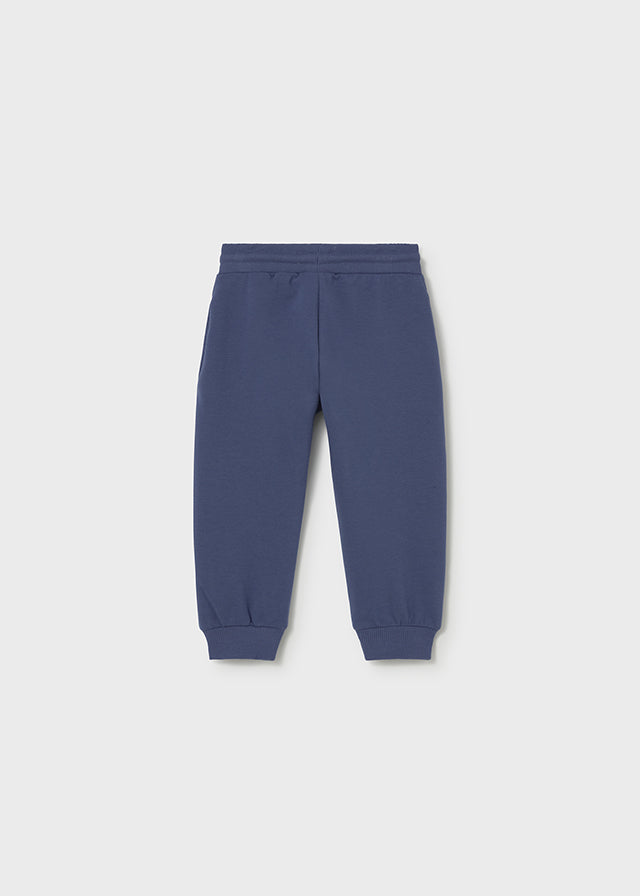 Basic cuffed fleece trousers