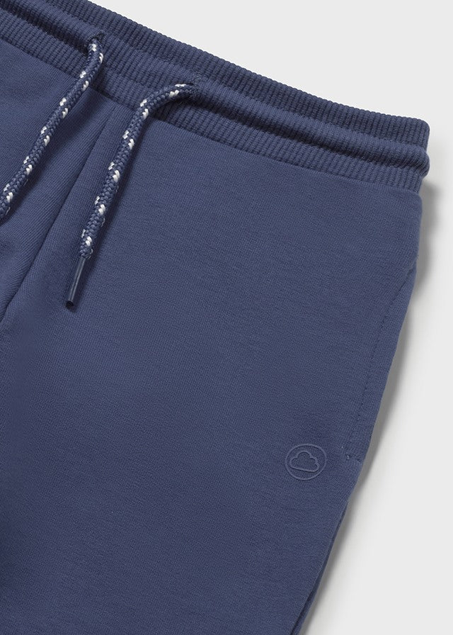Basic cuffed fleece trousers