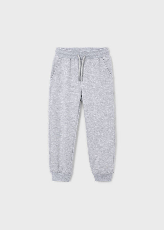 Basic cuffed fleece trousers