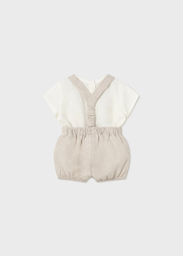 Shorts with suspenders set