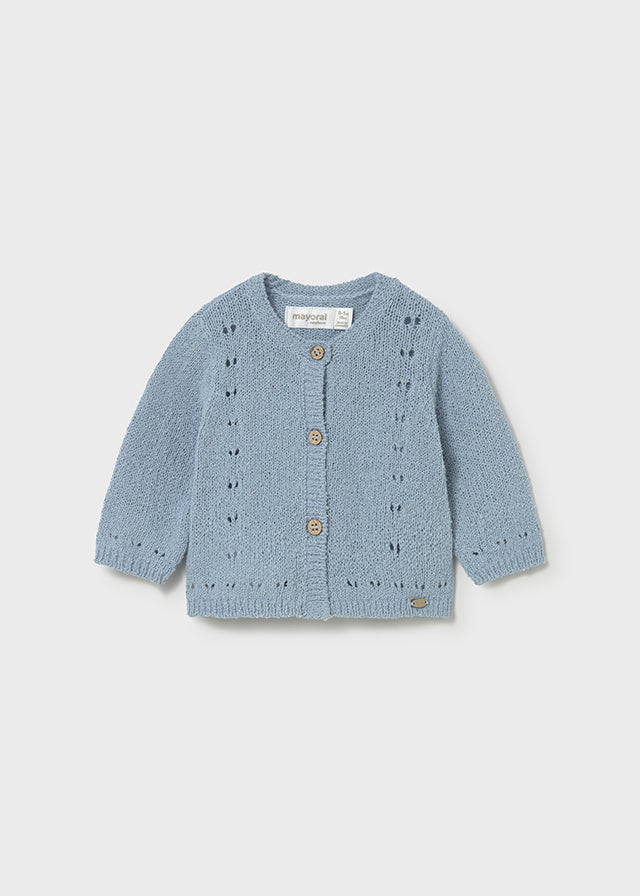 Knit long cardigan